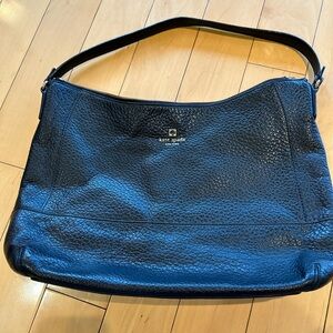 Kate Spade Black Pebbled Shoulder Bag